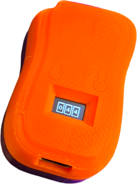 ClickerBot оранжево-фиолетовый